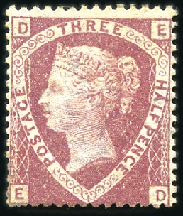 Stamp of Great Britain » Collections 1858-79 Mint/unused collection of line engraved pl