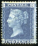 Stamp of Great Britain » Collections 1858-79 Mint/unused collection of line engraved pl