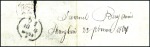 Stamp of China 1864 (Feb 22) Entire from Shanghai, carried privat