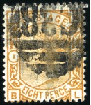 Stamp of Great Britain » British Post Offices Abroad PERU, CALLAO: Selection with "C38" numerals, range