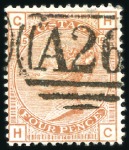 Stamp of Great Britain » British Post Offices Abroad GIBRALTAR: Collection with "G" and "A26" cancels w