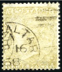 Stamp of Great Britain » British Post Offices Abroad GIBRALTAR: Collection with "G" and "A26" cancels w