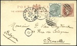 Stamp of Great Britain » British Post Offices Abroad GIBRALTAR: Group of four covers/cards incl. 1873 e