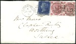 Stamp of Great Britain » British Post Offices Abroad GIBRALTAR: Group of four covers/cards incl. 1873 e