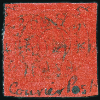 Stamp of China » Local Post » Wei Hai Wei 1898 2c black on scarlet and 5c black on scarlet, 