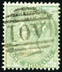 Stamp of Great Britain » British Post Offices Abroad JAMAICA, KINGSTON: Selection with "A01" numerals i