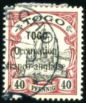 Stamp of Germany » German Colonies » Togo » Togo French Occupation 1914-20, Togo Occupation Franco-Anglaise overprint
