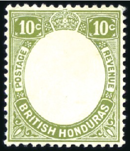 Stamp of British Honduras 1842-1948, Attractive stamp and postal history col
