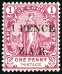 Stamp of South Africa » Vrybrug 1899 Cape 1/2d green & 1d red surcharged 1/2 PENCE