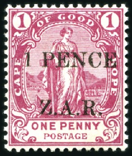 Stamp of South Africa » Vrybrug 1899 Cape 1/2d green & 1d red surcharged 1/2 PENCE