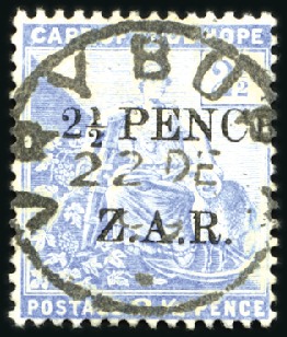 Stamp of South Africa » Vrybrug 1899 Cape 1/2d green, 1d red and 2 1/2d surcharged