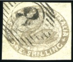 Stamp of Australia » Western Australia 1854-57 Swan selection incl. 1d black, very close 