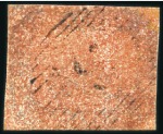 Stamp of Australia » Western Australia 1854-57 Swan selection incl. 1d black, very close 