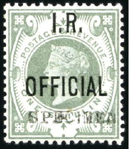 Stamp of Great Britain » Officials IR OFFICIALS: 1882-1901 1d lilac, 6d grey, 1/2d ve