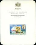 Stamp of Bahrain 1974 Harrison and Sons presentation cards of the C