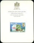 Stamp of Bahrain 1974 Harrison and Sons presentation cards of the C