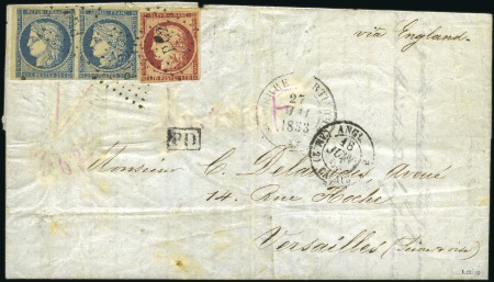 Stamp of France » Collections 1854-75, Collection unique sur les cachets AMBULAN