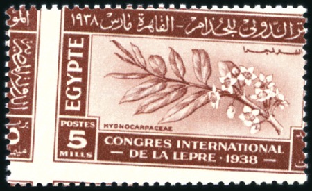 Stamp of Egypt » Commemoratives 1938 International Leprosy Congress, complete set