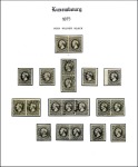 Stamp of Luxembourg 1852 Most attractive first issue collection neatly