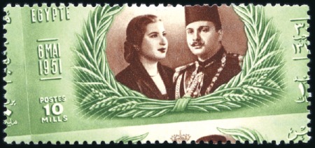 Stamp of Egypt » Commemoratives 1951 Royal Wedding of King Farouk and Queen Narrim