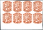Stamp of Australia » South Australia 1868-76 2d Orange and 2d Vermilion lower left corn