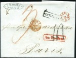 Stamp of Russia » Russia / Soviet Union Collections and Lots 1853-67 RUSSIAN POLAND: 24 covers from POLAND addr