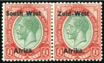 Stamp of South West Africa 1923-38, Attractive mint collection in one album, 