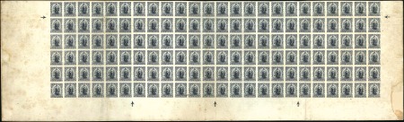 Stamp of New Zealand 1902 Waterlow reserve plate 1d imperf. plate proof