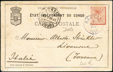 Stamp of Belgian Congo 1883-1937, Four covers/cards incl. 1903 to NORWAY,