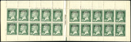 Stamp of Colonies françaises » Algérie 1924 Pasteur : les trois carnets complets de 20 ti