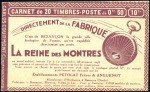 Stamp of Colonies françaises » Algérie 1926 Pêcherie 50c bleu, quatre carnets complets de