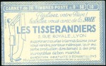 Stamp of Colonies françaises » Algérie 1926 Pêcherie 50c bleu, quatre carnets complets de