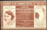 Stamp of Colonies françaises » Algérie 1930 Pêcherie 50c rouge, quatre carnets complets d