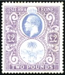 Stamp of Sierra Leone 1900-14, Attractive mint & used collection on albu