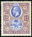 Stamp of Sierra Leone 1900-14, Attractive mint & used collection on albu