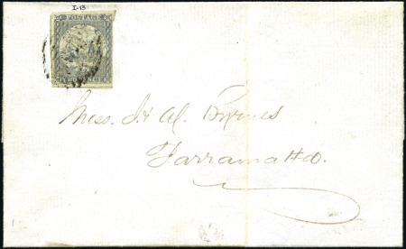 Stamp of Australia » New South Wales EARLIEST KNOW USAGE, JANUARY 3, 1850
1850 Folde