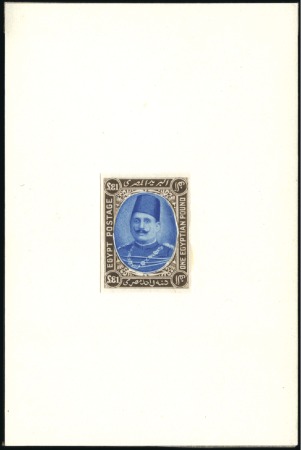 Stamp of Egypt » 1864-1906 Essays 1922 King Fouad, Essay of Harrison & Sons, 1 L.E. 