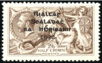 Stamp of Ireland 1922-23, Seahorse mint selection with various over