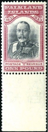 Stamp of Falkland Islands 1933 Centenary of British Administration mint hing