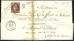 Stamp of France » Collections 1849-67, +80 lettres avec Cérès dont n°5 pour la B