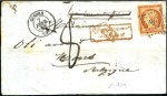 Stamp of France » Collections 1849-67, +80 lettres avec Cérès dont n°5 pour la B