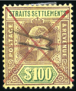 Stamp of Malaysia » Straits Settlements 1902-10, Group of 13 different values (mostly mint
