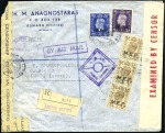 Stamp of British Occupation of Italian Colonies » Eritrea Collection of 120+ covers/cards written up on albu