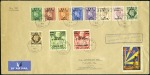 Stamp of British Occupation of Italian Colonies » Somalia Collection of ca.50 covers/cards written up on alb