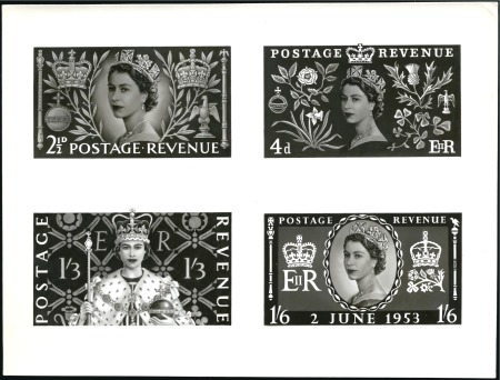 Stamp of Great Britain » Queen Elizabeth II 1953 Coronation of Her Majesty Queen Elizabeth II