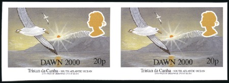Stamp of Tristan da Cunha 2000 Millennium 20p Winter Sunshine imperforate pa