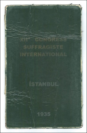 Stamp of Turkey 1935 12th International Suffragettes Congress, 1k