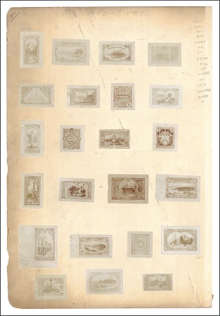 Stamp of Turkey 1914 Pictorial Issue showing twenty seven Bradbury