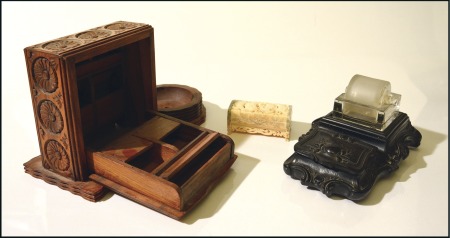 Stamp of Large Lots and Collections STAMPBOXES : 1900-50, +220 stampboxes in wood, gla