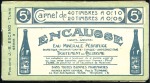 Stamp of Colonies françaises » Tunisie Carnet mixte de 60 timbres avec 20 à 5c et 40 à 10
